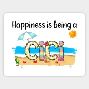 Happiness Is Being A Cici Summer Beach Happy Mother's Day Magnet